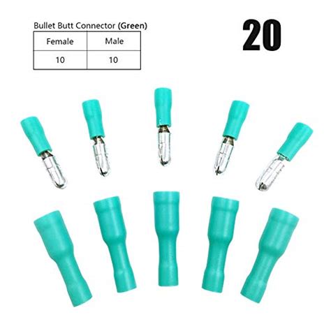 bullet butt|Bullet Butt Connectors, Sopoby 100pcs Assorted .